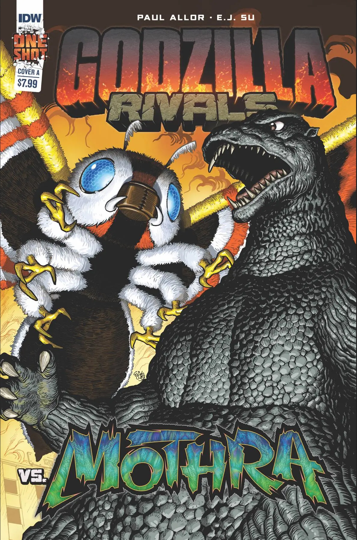 IDW Solicits GODZILLA RIVALS VS MOTHRA For September 2021 Godzilla